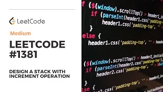 [Leetcode Problem] #1381. Design a Stack with Increment Operation