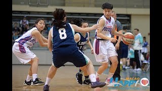 澳門學界籃球比賽女子A組決賽 培正中學VS勞工子弟學校 （2018.03.04）