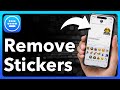 How To Remove Stickers From iPhone Keyboard