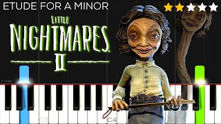 Little Nightmares 2 OST “Etude for A Minor” - Teacher’s Theme | EASY Piano Tutorial