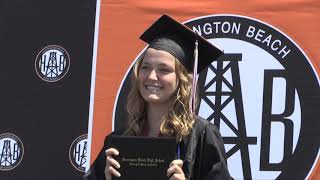 Huntington Beach High School Drive By Graduation
