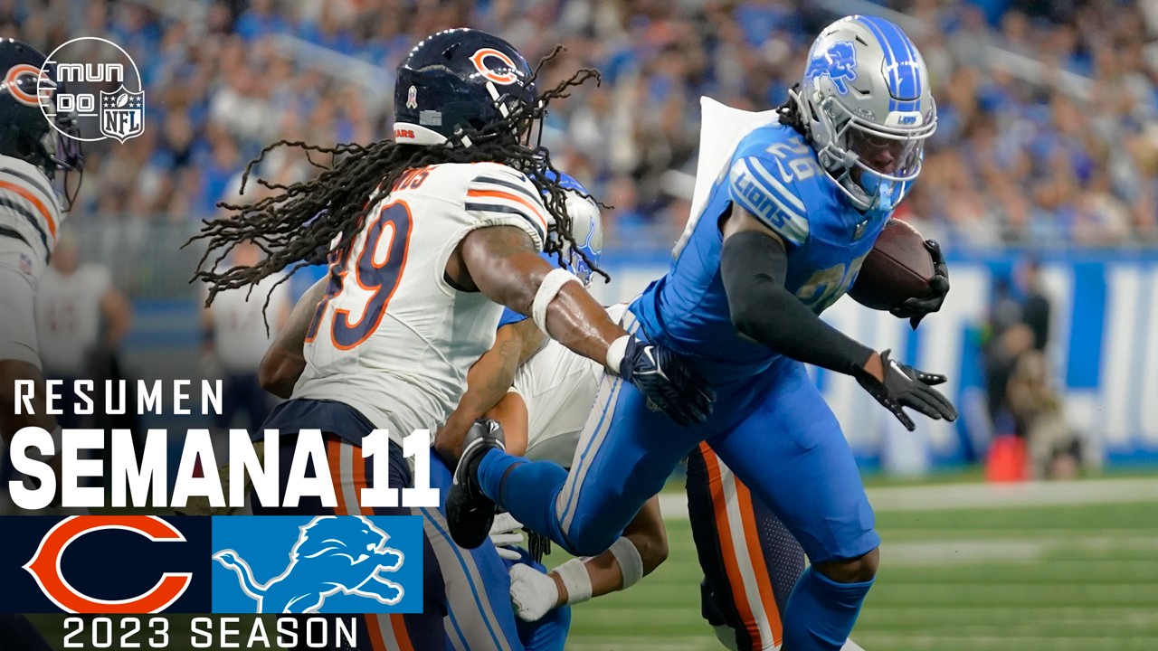 Chicago Bears Vs. Detroit Lions | Semana 11 NFL 2023 | NFL Highlights ...