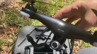 Holy stone hs120d gps drone with 1080 WiFi camera unboxing and first flight