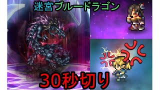 【FFRK】迷宮ブルードラゴン(魔法有効/650)30秒切り【ブログ用】