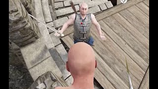 MORDHAU - Bald Peasant with his javelin