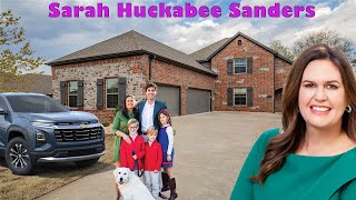 The Lifestyle of Sarah Huckabee Sanders 2025 ★ House Tour, Husband, 3 Children, Cars, Net Worth...