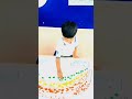 grade pg activity applying rainbow colors using cotton dabbing cis jaipur