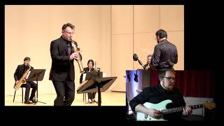 Pasta Concerto for soprano saxophone, saxophone ensemble, and electric guitar by Jean-Denis Michat