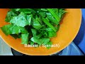 basale sambar spinach sambar mangalore recipe ಬಸಳೆ ಸೊಪ್ಪಿನ ಸಾಂಬಾರ್