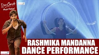 Rashmika Mandala Dance and entry speech | Dear Comrade Music Festival | Shreyas Media |