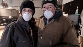 All Masked Up! [Blowing Insulation Acres of Clay Style]