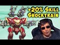 NEW +20% Shocktrain ONE HIT Spectre Skill War Robots Mk2 Max Gameplay WR