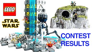 LEGO Star Wars MOC Contest RESULTS 2021 - TOP 25 CREATIONS Coruscant, Tatooine, Clone base, Naboo