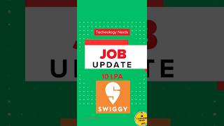 Swiggy | Data Scientist - I  | 10 LPA | Python, SQL, Spark, Tensorflow | Upto 2025 Batch | apply now