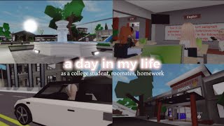 a day in my life 💌 | as a college student | roblox brookhaven rp