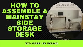 How To Assemble A Mainstay Side Shelf Desk