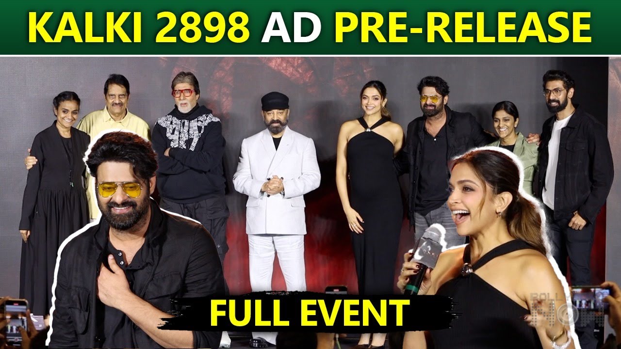 Deepika Flaunts Baby Bump, Kalki 2898 AD Pre-Release Event UNCUT ...