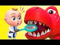 T-rex Has a Toothache | Dentist Song | Good Habits | Super Sumo Nursery Rhymes & Kids Songs