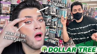 I BOUGHT EVERY PIECE OF MAKEUP FROM THE DOLLAR TREE... HELP
