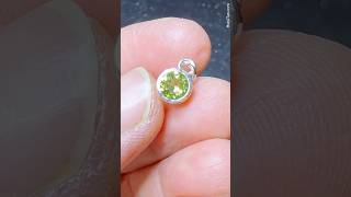 Making a Period Pendant #peridot #huiyitan