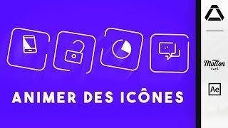 Animer des Icônes (MotionCafé)  -  Tuto After Effects