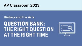 Question Bank for History & the Arts