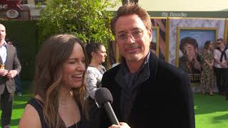 Dolittle Los Angeles Premiere Red Carpet - Itw Susan And Robert Downey Jr (official video)
