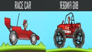 Hill Climb Racing,Race Car Vs Big Finger/Gameplay for Kid #59😅😅😅