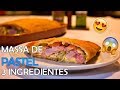 MASSA DE PASTEL-3 INGREDIENTES SIMPLES E BARATO