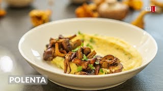 Creamy Polenta with Mushrooms and Cheese | Food Channel L Recipes