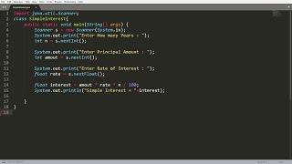 Java - Practical Demo to take input from the user using Scanner class