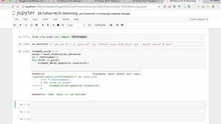 26 Python NLTK Stemming