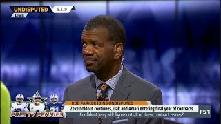 Undisputed | Rob Parker REACT to Zeke holdout continue, Dak & Amari entering fin