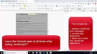 javascript.info The Modern JavaScript Tutorial 1.3 Developer Console