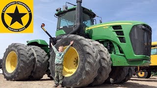 ERTL Big Farm v BRUDER toys ♦ JOHN DEERE 9620 Monster TRACTOR