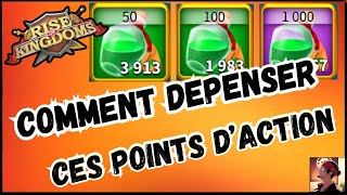 Comment Bien Dépenser Ces Points D'action |  RISE OF KINGDOMS