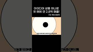 아이디어 상품 하나로 첫 해에 연매출 2.8억 달성