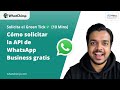 Solicita gratis la API de WhatsApp Business con un proveedor tecnológico verificado por Meta