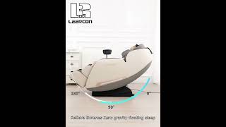 LEERCON New product CE Approve Cheap Full Body Zero Gravity 8D Massagechair Airbag Foot Roller Music