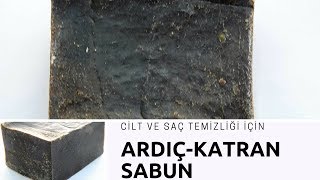 Ardıç Katranlı Sabun - Sivilceli Ciltlere \u0026 Saç Dökülmesine Doğal Sabun \u0026 Siyah Nokta Giderici Sabun