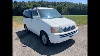 TechMotorsPostalCars.com 1999 Honda Stepwagon 59K Miles Factory RHD USA Right Hand Drive POV RCA