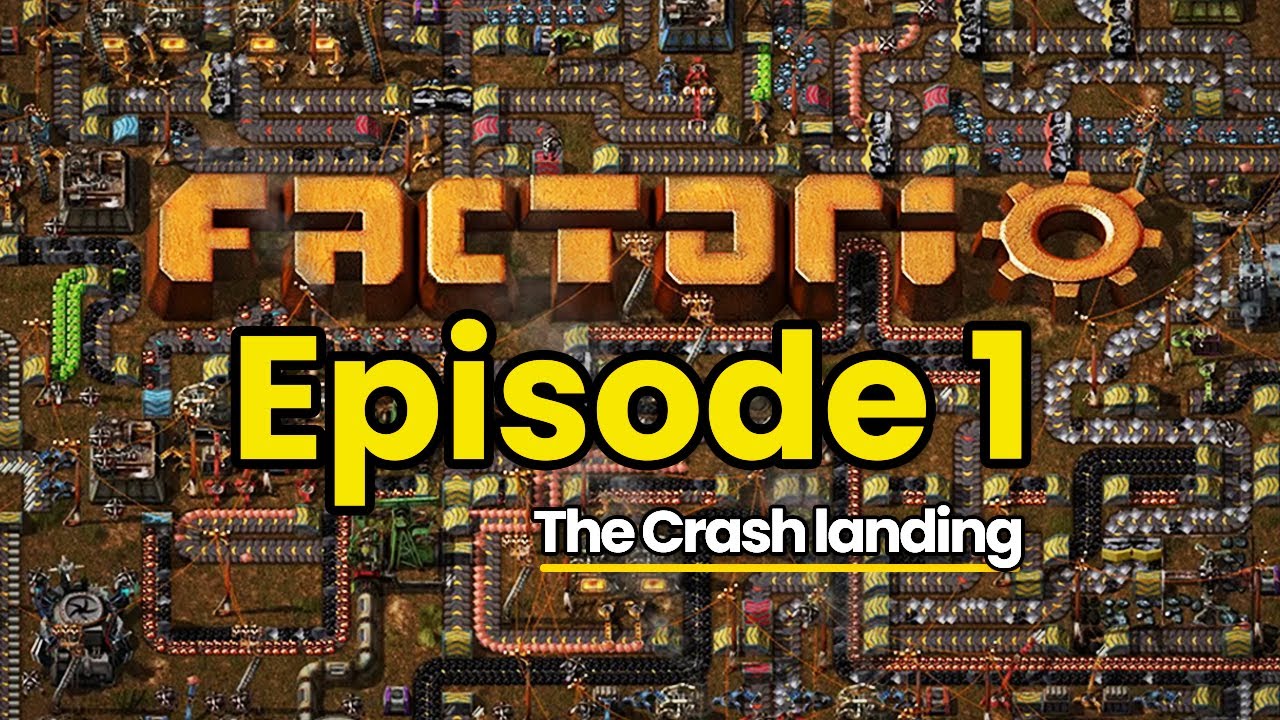 The Crash Landing Blind Playthrough Factorio Episode 1 Youtube