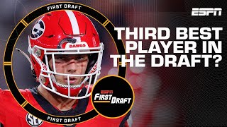 Is Brock Bowers the next NFL superstar Tight End? | First Draft 🏈