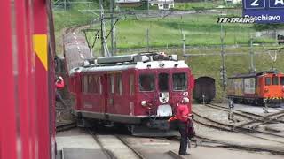 TIRANO-ST.MORITZ, in cabina di guida della ABe 4/4 49 RhB, parte 2/4