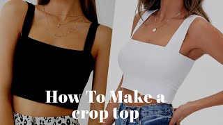 DIY crop top // summer vibes