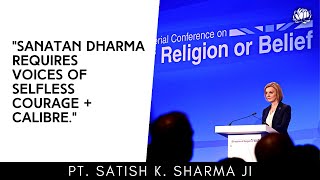 Why was Hinduism so inadequately represented at a key global conference on religious freedom ?