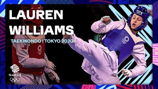 TAEKWONDO SILVER for Lauren Williams on OLYMPIC DEBUT | Tokyo 2020 Olympic Games | Medal Moments
