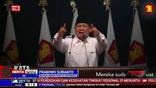 Isi Pidato Prabowo Peridiksi Indonesia Akan Bubar