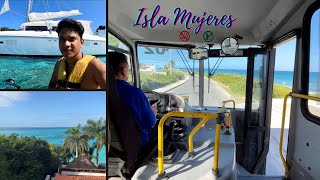 Kayaking and ocean bus ride in Isla Mujeres, Cancun | Indian living in Mexico