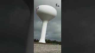 Demolition of a Water Tank Tower Finally Revealed #Shorts